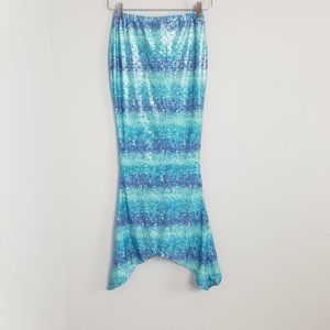 JUSTICE girls Shimmery Sparkle Mermaid tail Skirt
